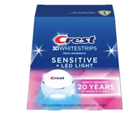 Crest  3D Whitestrips Sensitive & Gentle + LED Light 