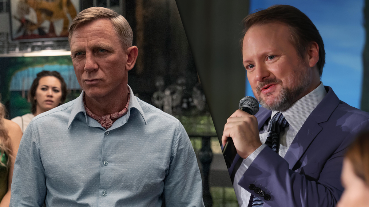 Daniel Craig in Glass Onion / Director Rian Johnson