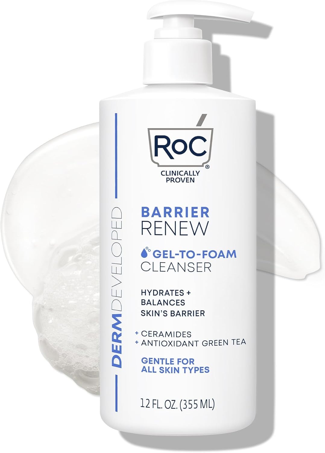 RoC, Barrier Renew Gel to Foam Cleanser