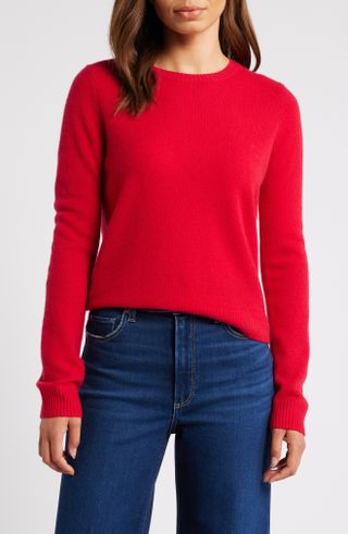 Caslon<sup>®</sup>, Cashmere Crewneck Sweater