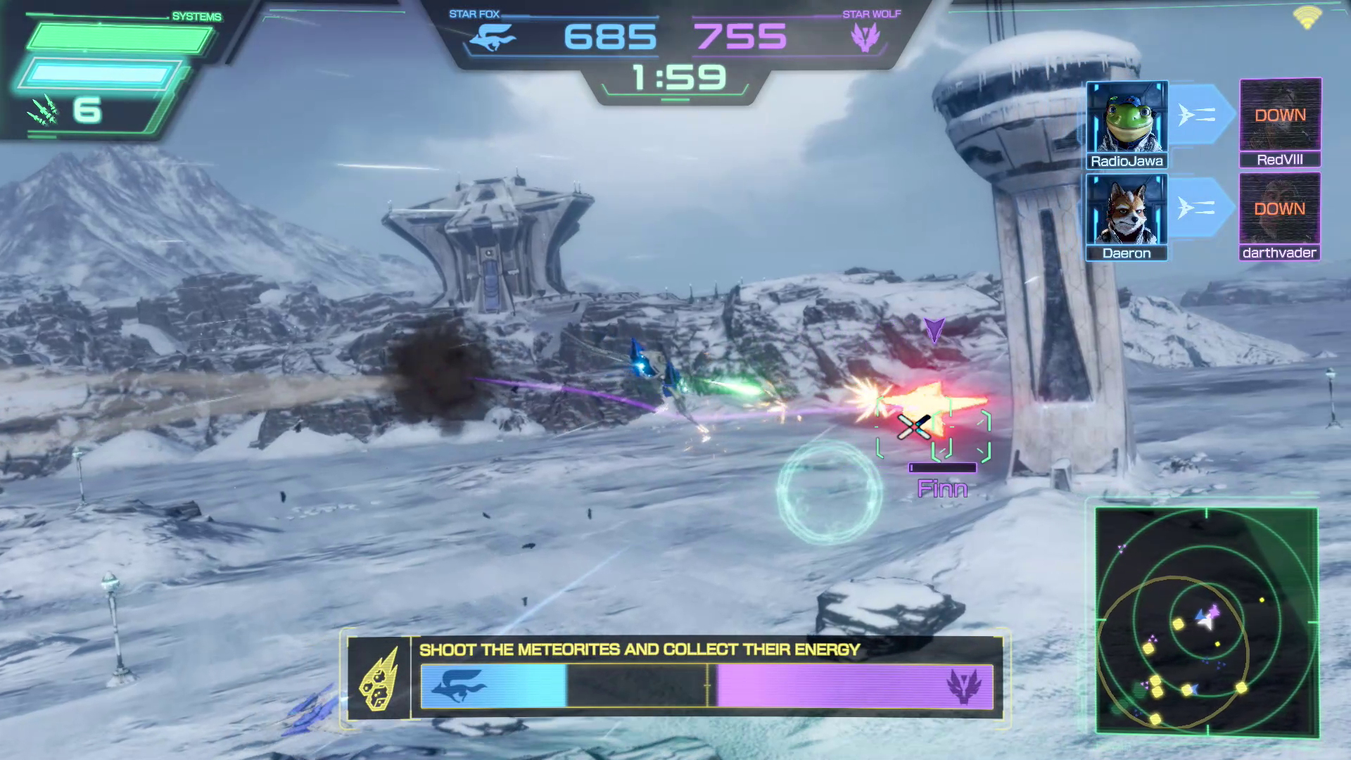 Screenshot from sci-fi video game 