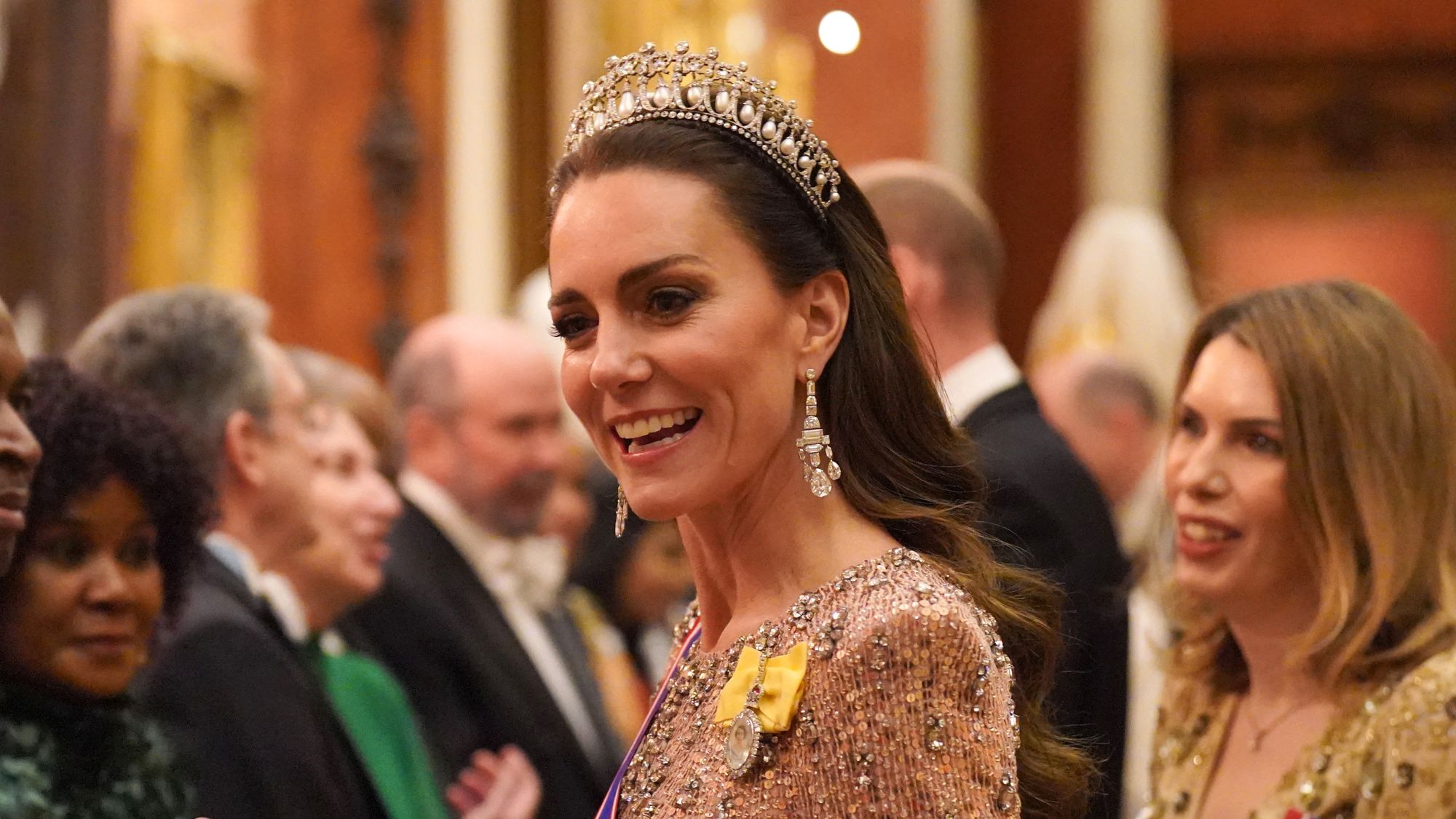 The Princess of Wales attends a diplomatic reception