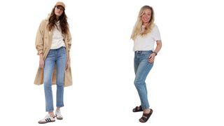 Fashion Editor Antonia Kraskowski tries on Gap jeans