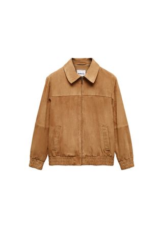 Leather Bomber Jacket - Women