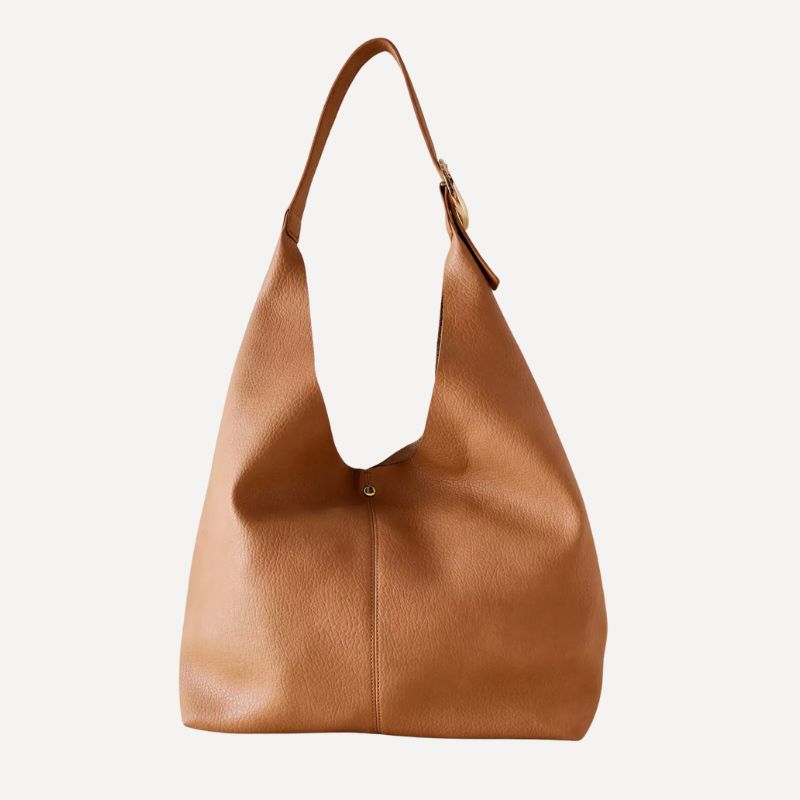 Image of slouchy leather bag