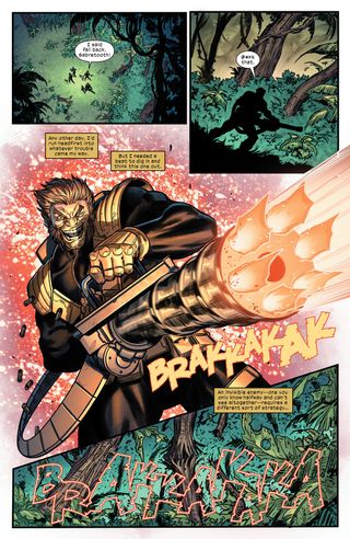 Art from Predator vs Wolverine #2