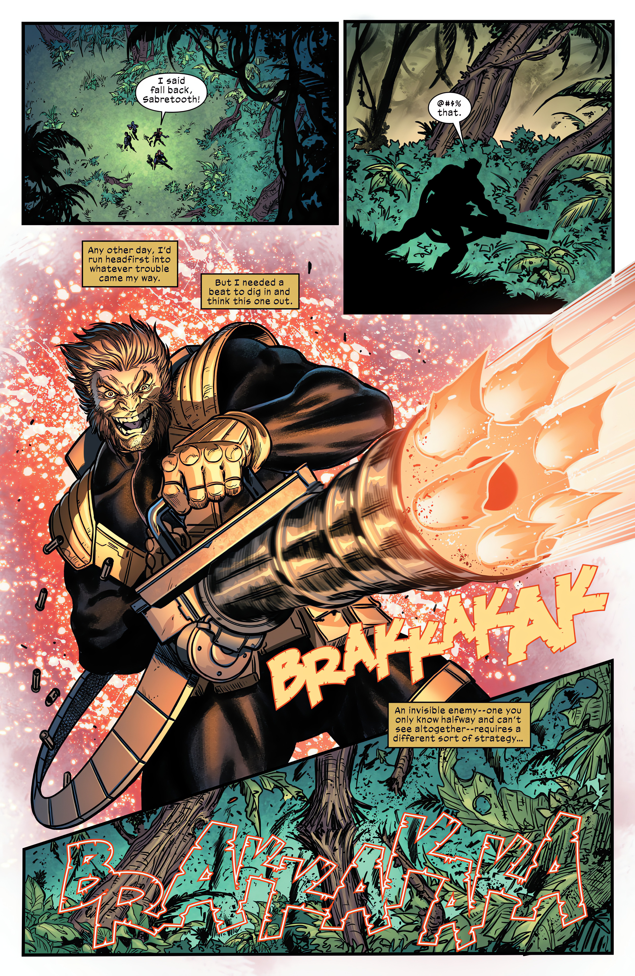 Kunst aus Predator vs Wolverine #2