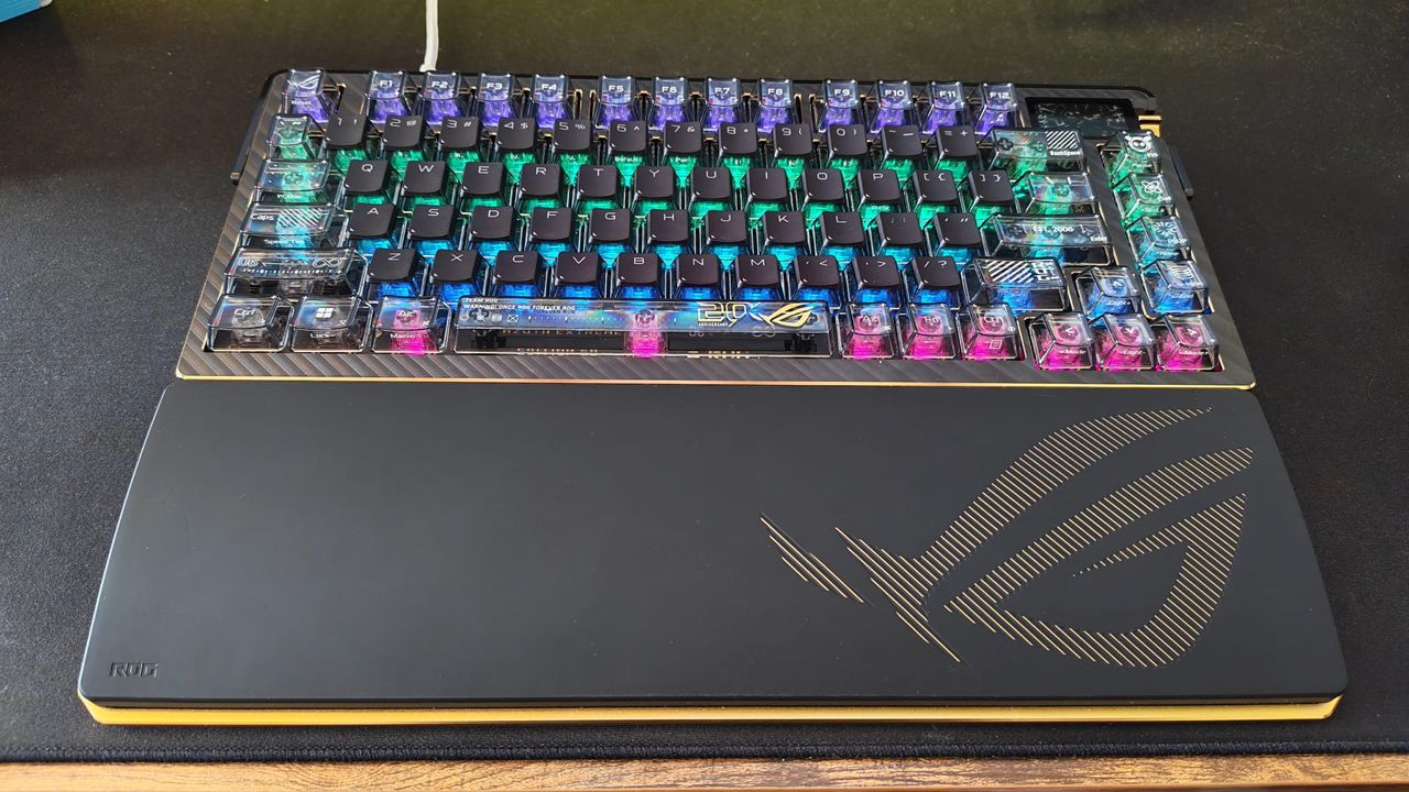 If you thought the price of previous ROG Azoth keyboards was bad, the 20th anniversary one is going to give you a heart attack - but the undeniable quality of this keyboard range is present in every keystroke