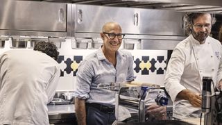 Stanley Tucci and Carlo Cracco in Stanley Tucci: Searching for Italy