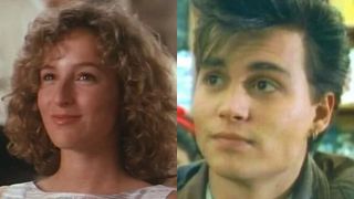 Jennifer Grey and Johnny Depp