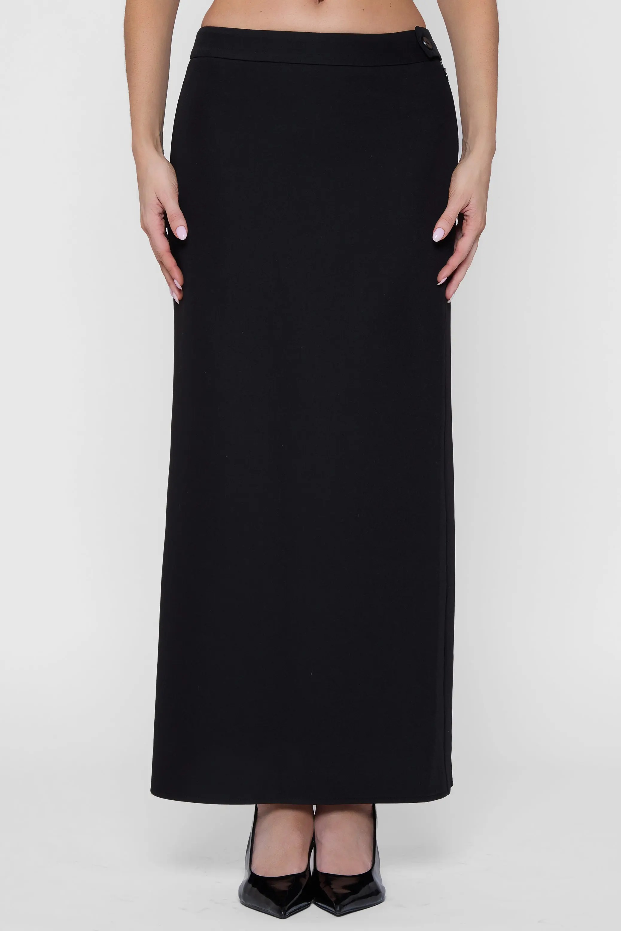 LEAU Classic Column Maxi Skirt.