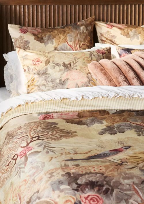 Francoise Organic Cotton Sateen Printed Duvet Cover