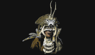 Reconstruction of an animal-themed headdress worn by a Mesolithic woman