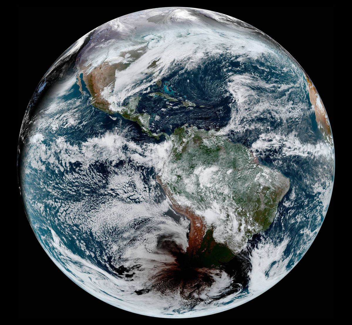 Vea la sombra de la luna en la Tierra desde el eclipse solar total de 2020 en estas impresionantes vistas satelitales