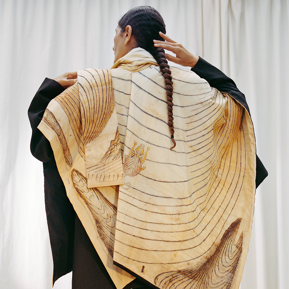 Martín Ramírez collection by Lemaire blanket cape