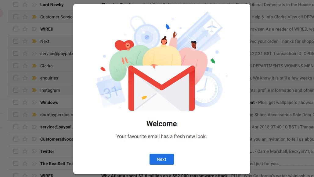 The new Gmail