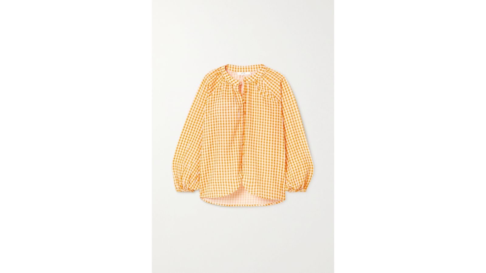 Peony + Net Sustain Gingham Top