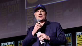 Kevin Feige presenting at Comic-Con 2024