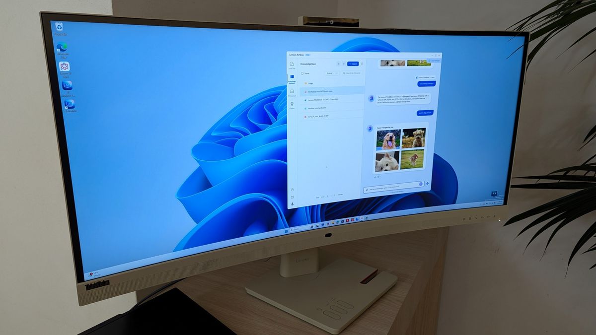 Lenovo&#039;s AI Display on display as a concept.