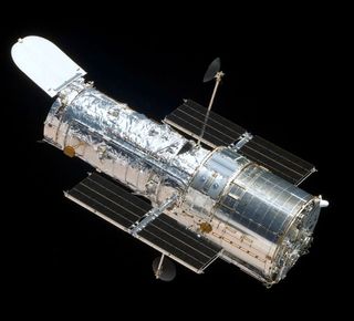 The Hubble Telescope in space