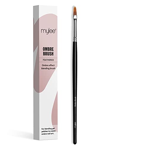 Mylee Brush for Gel Nail Art 
Polish Application, 7 Designs, Oval, Angled, Ombre, Fine, Professional Quality Manicure Painting Tool, Liner Drawing Pen, for Home 
Salon Use