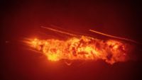 A Long March 7A rocket carrying the ChinaSat 4B satellite explodes shortly after launching from the Wenchang Spacecraft Launch Site on Aug. 10, 2026.