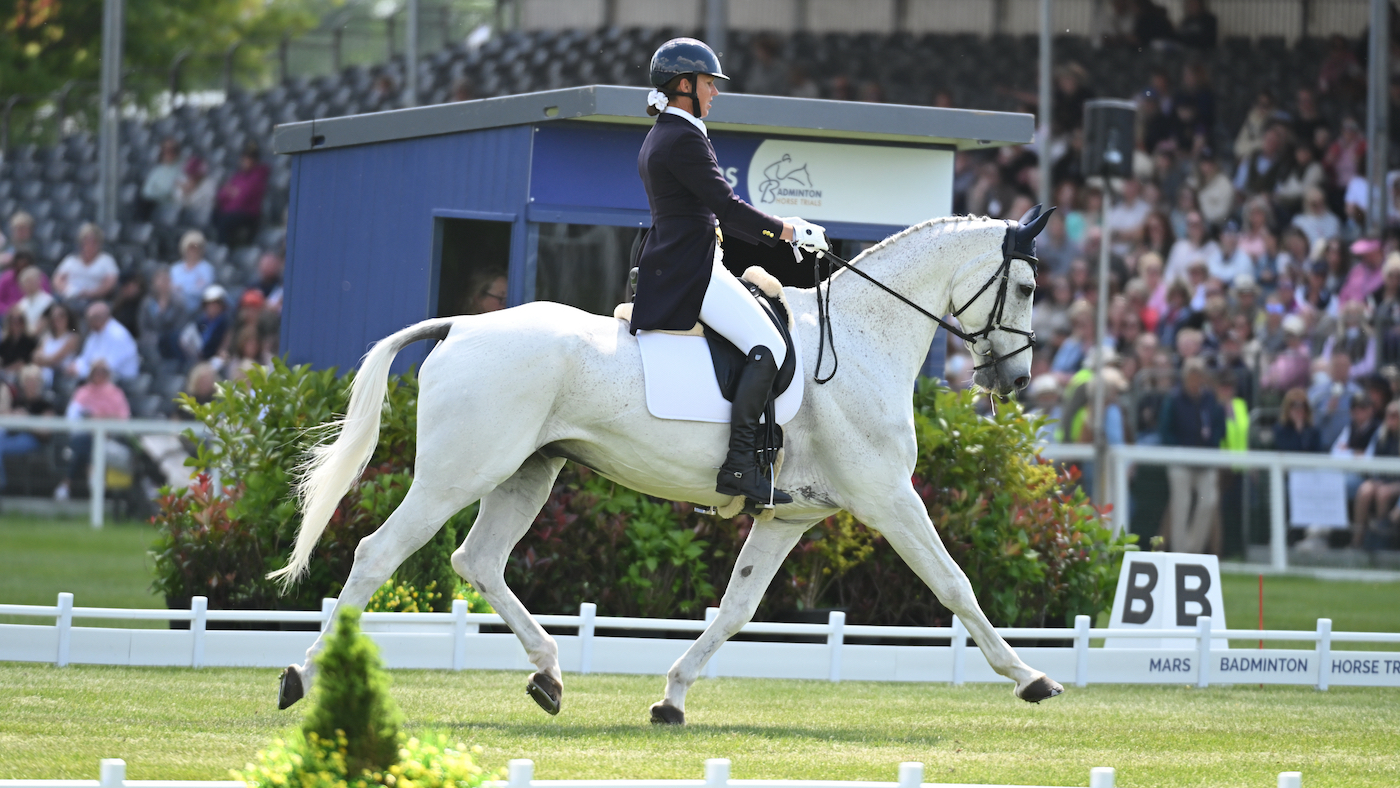 Fiona Kashel and Creevagh Silver De Haar at Badminton Horse Trials.