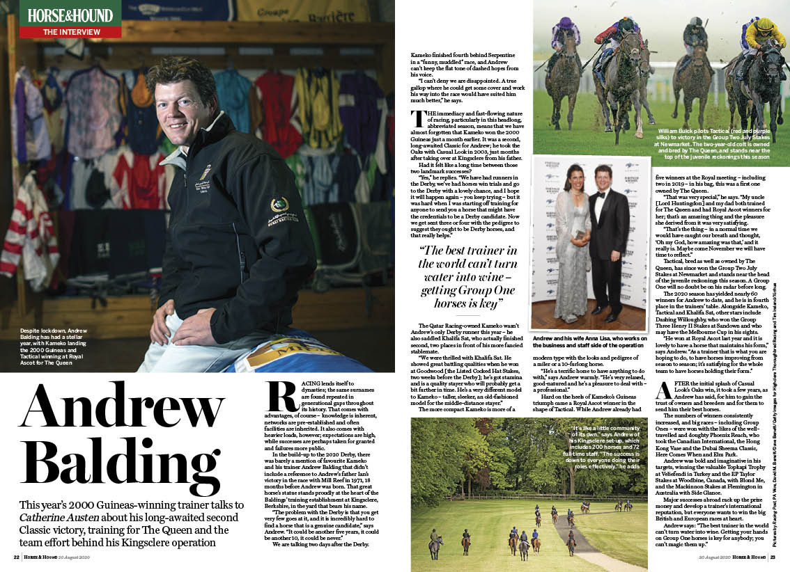 FT 3pp H&amp;amp;H interview Andrew Bald