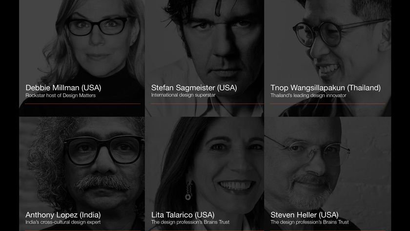 DESIGNerd app - designers featured on app with their names written next to them