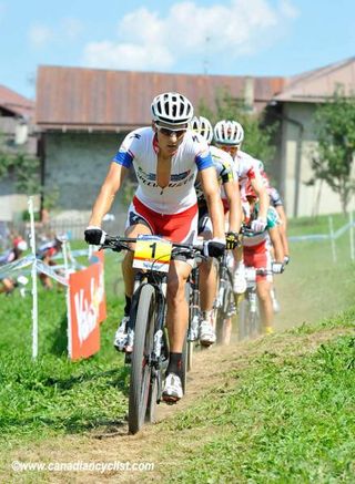Jaroslav Kulhavy (Specialized Racing) leads out onto the first lap