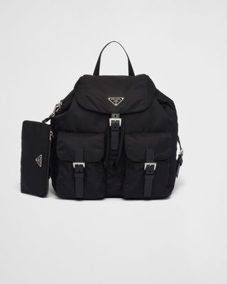 Prada backpack with multiple pockets