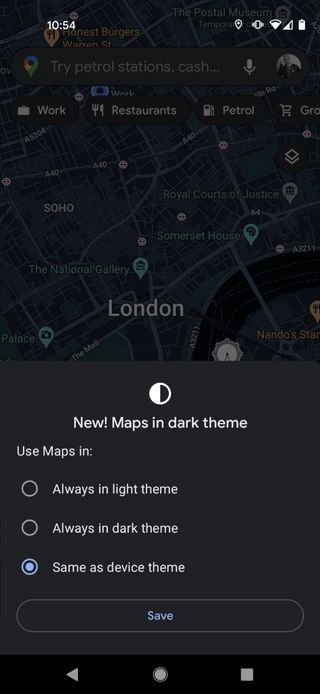 How to use Google Maps dark mode — Enable dark theme