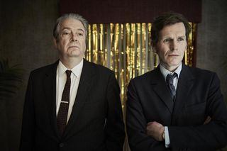 Roger Allam as DI Fred Thursday and Shaun Evans as Endeavour.