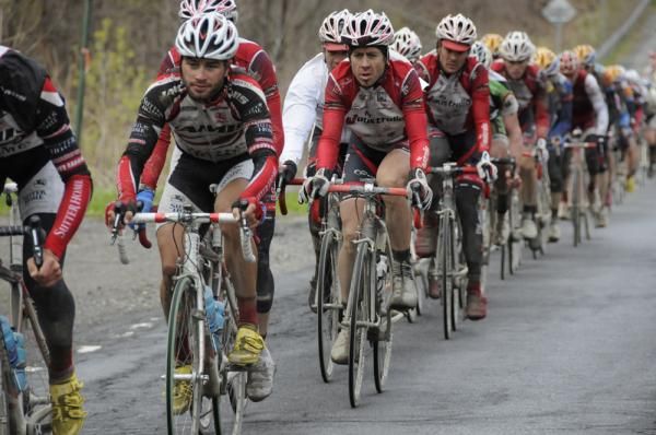 Ben Day (Fly V Australia) rides in the main peloton