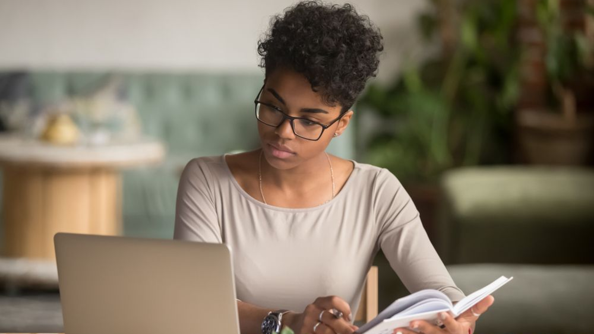 Woman on laptop