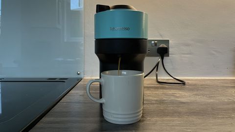 Nespresso Vertuo Pop on kitchen counter top