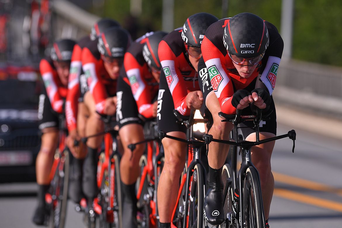 BMC Racing on course for the Bergen Worlds team time trial