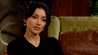 Zuleyka Silver as Audra smirking in The Young and the Restless