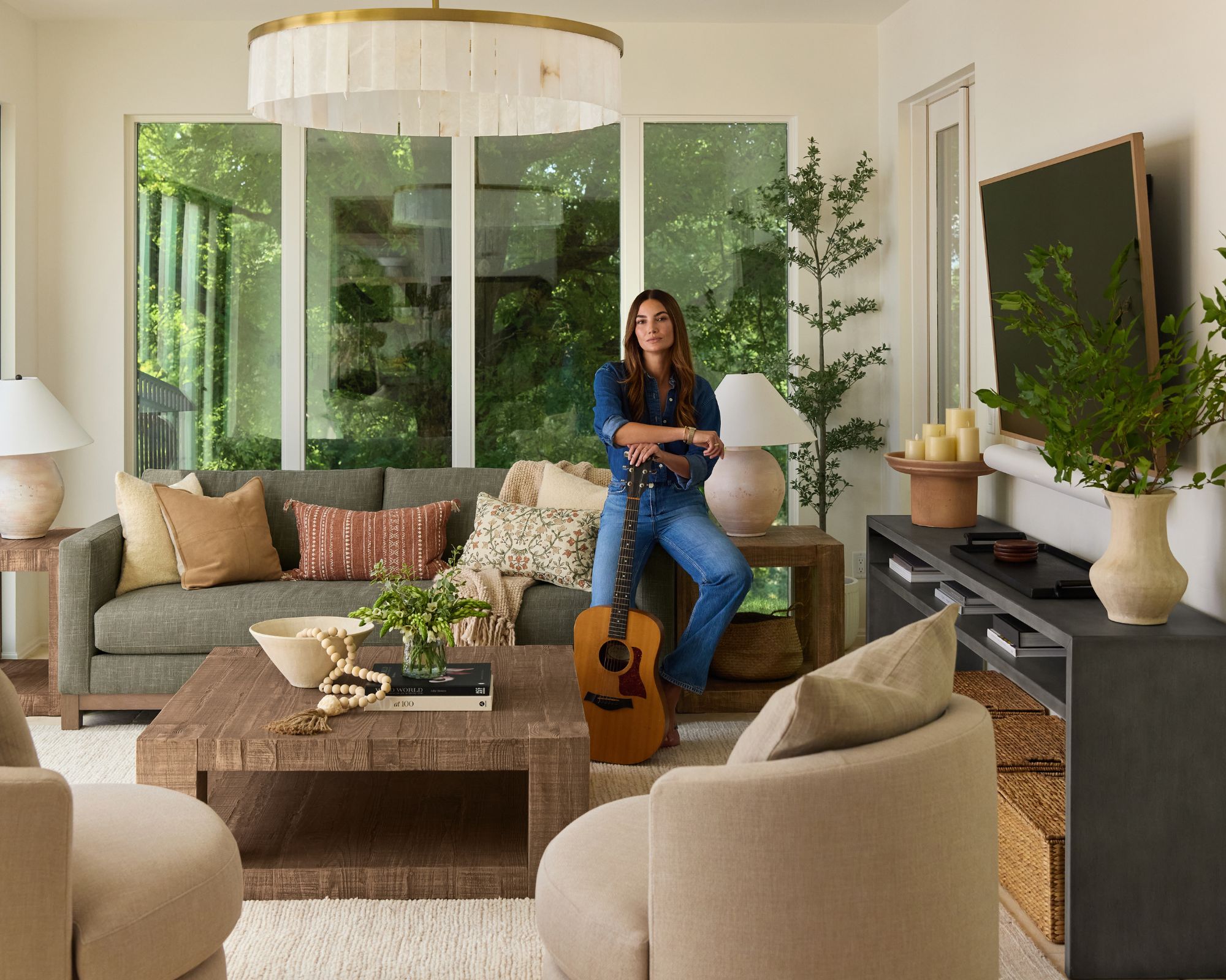 lily aldridge's pool house