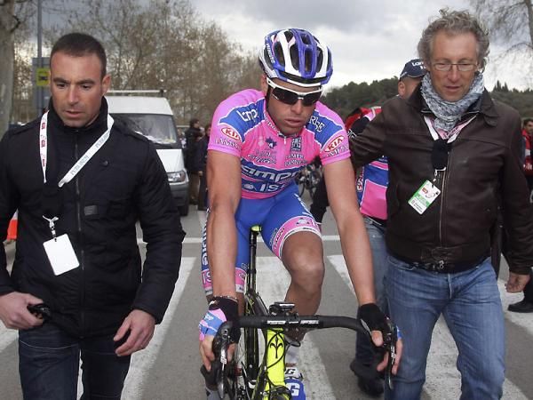 Alessandro Petacchi (Lampre-ISD) after the stage
