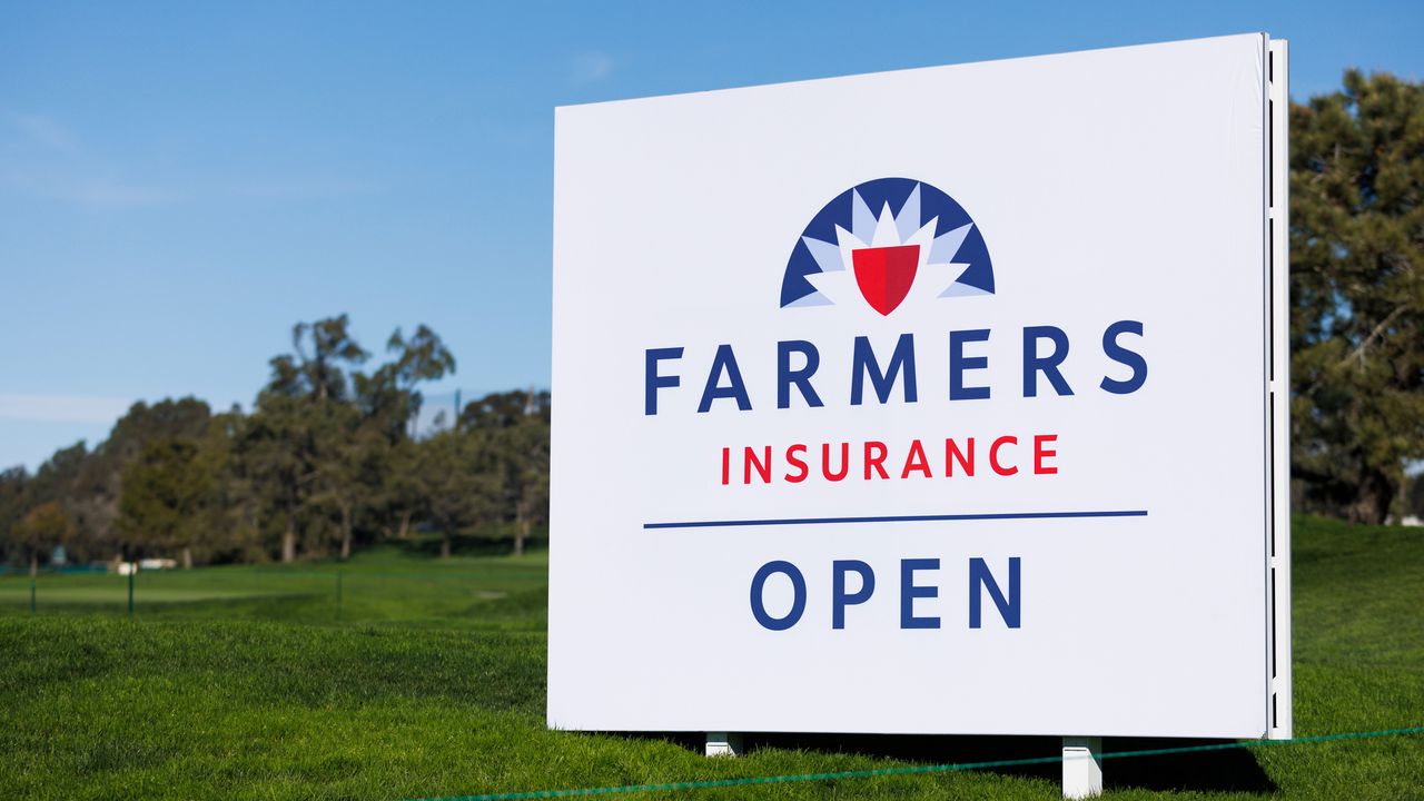 A Farmers Insurance Open sign taken in 2024