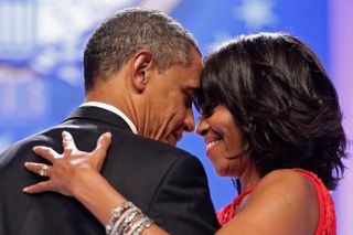 POTUS and FLOTUS at the Washington Commander In-Chief Ball, January 2013