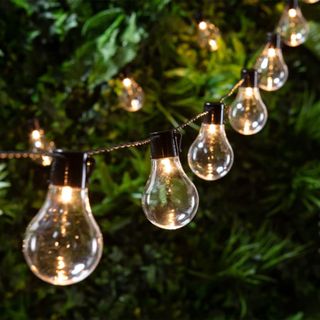Edison-style outdoor string lights