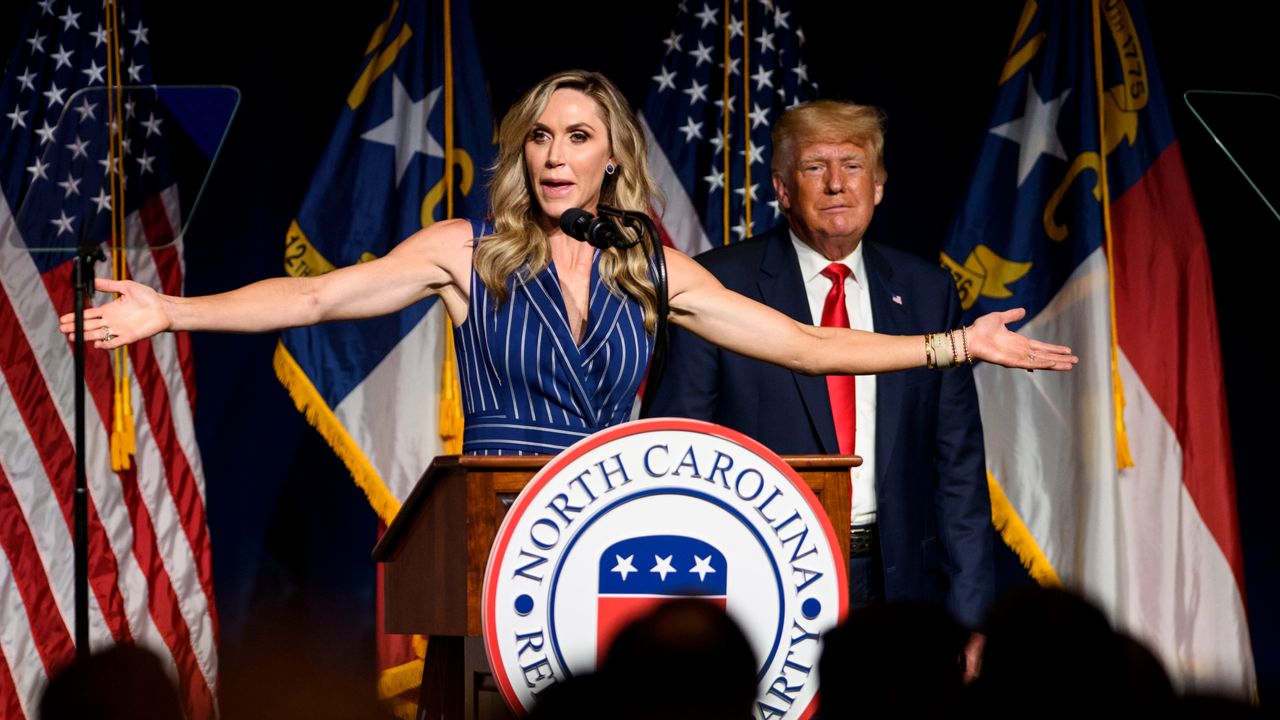 Lara Trump and Donald Trump