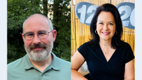 Michael Williams of WSB (TV) is the recipient of Ditty-McLemore Engineering Award; Estelle Parsley at WRDW (TV) is the recipient of the Golden Mic Award. 