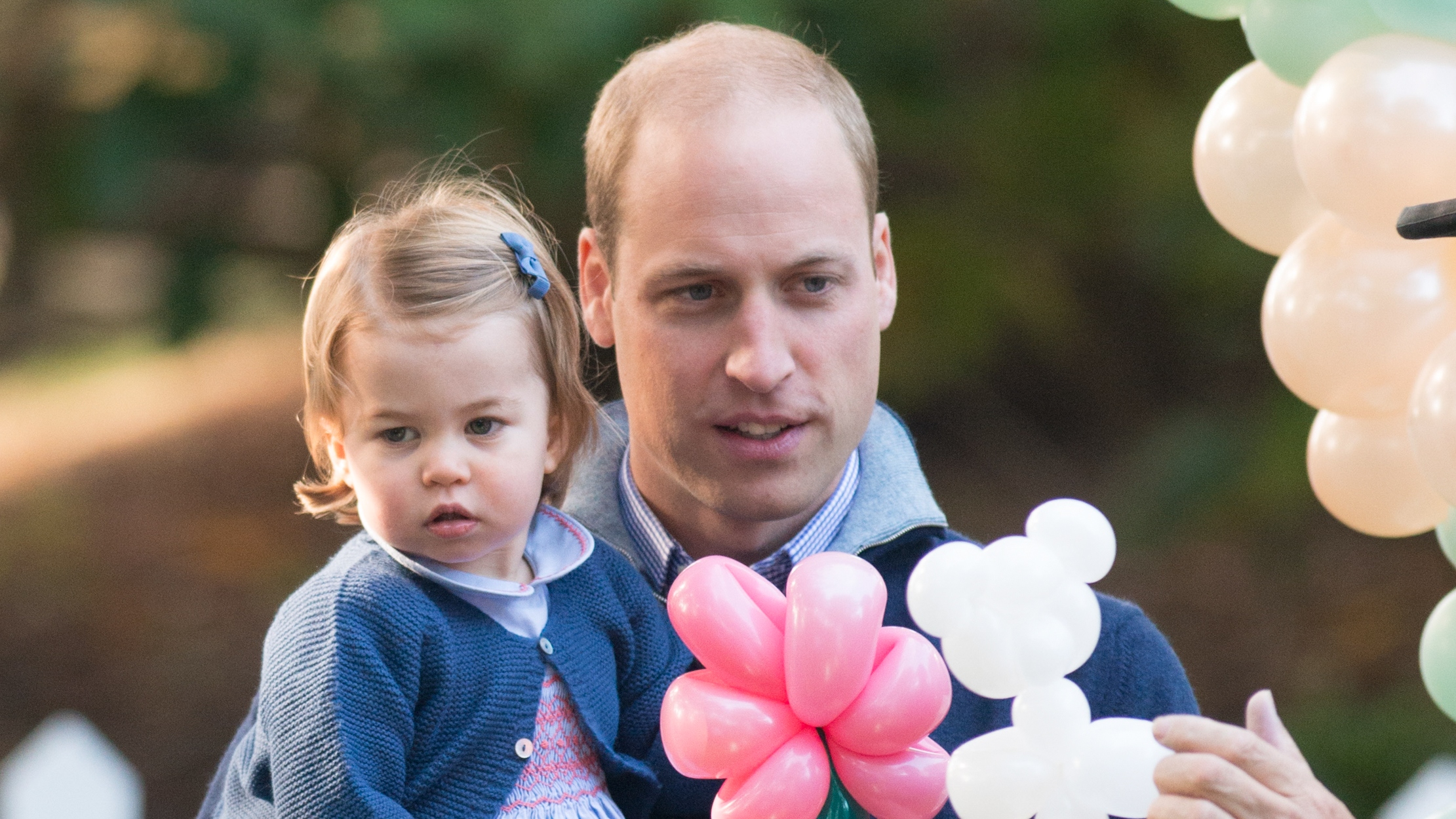 Prince William and Princess Charlotte attend a children's party for Military families during the Royal Tour of Canada on September 29, 2016