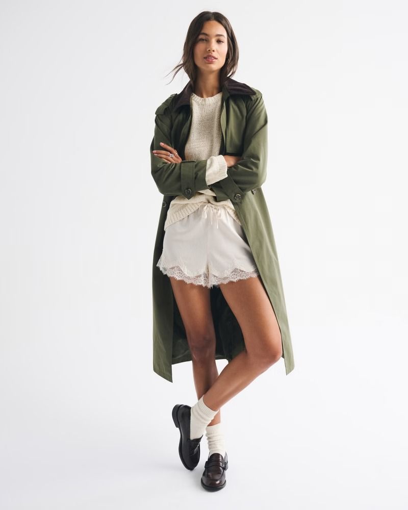 abercrombie, Open-Stitch Textural Crew Sweater