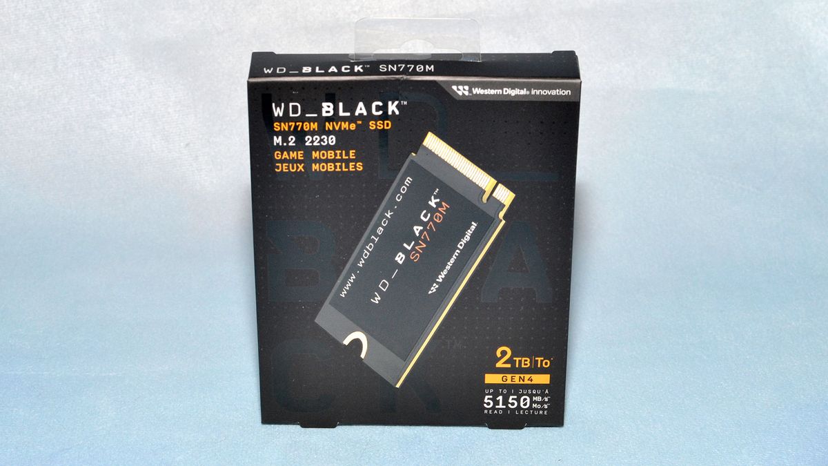 2TB WD Black SN770M (2230) SSD Review: The Portable Gaming System