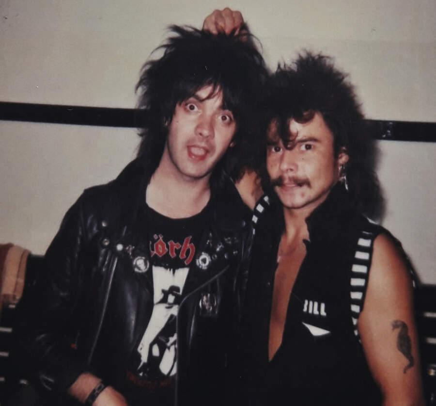 Kris Needs and Phil Taylor together