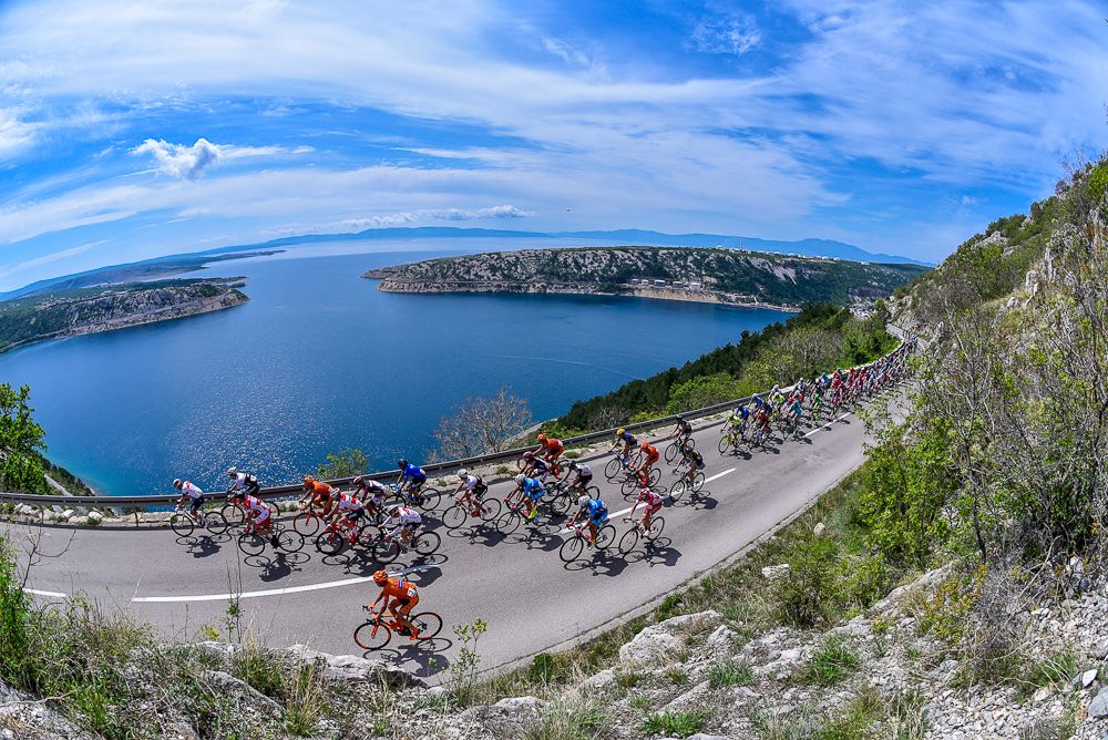 Scenery along the route at the 2016 Tour of Croatia